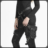Leather Steam Punk Gothic Shoulder Waist Thigh Messenger Retro Bag